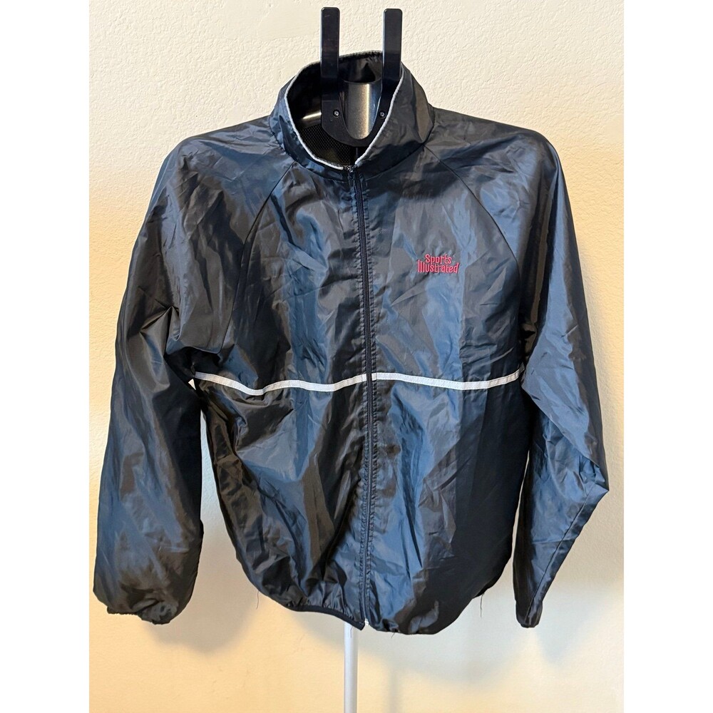 Sports Illustrated Full Zip Windbreaker Jacket Size XL